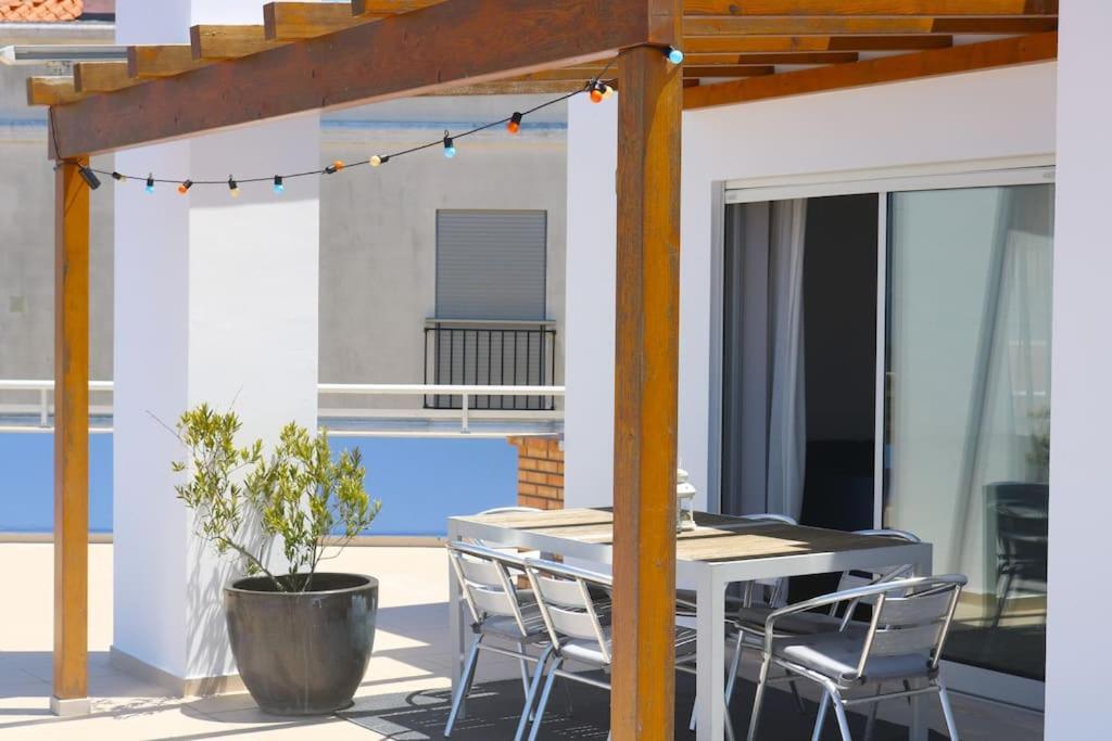 Sitio Penthouse - Big Terrace With Sea View & Bbq Villa นาซาเร ภายนอก รูปภาพ